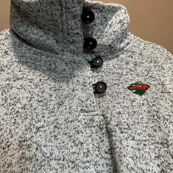 Minnesota Wild sweater with button turtleneck - Picture 1 of 5